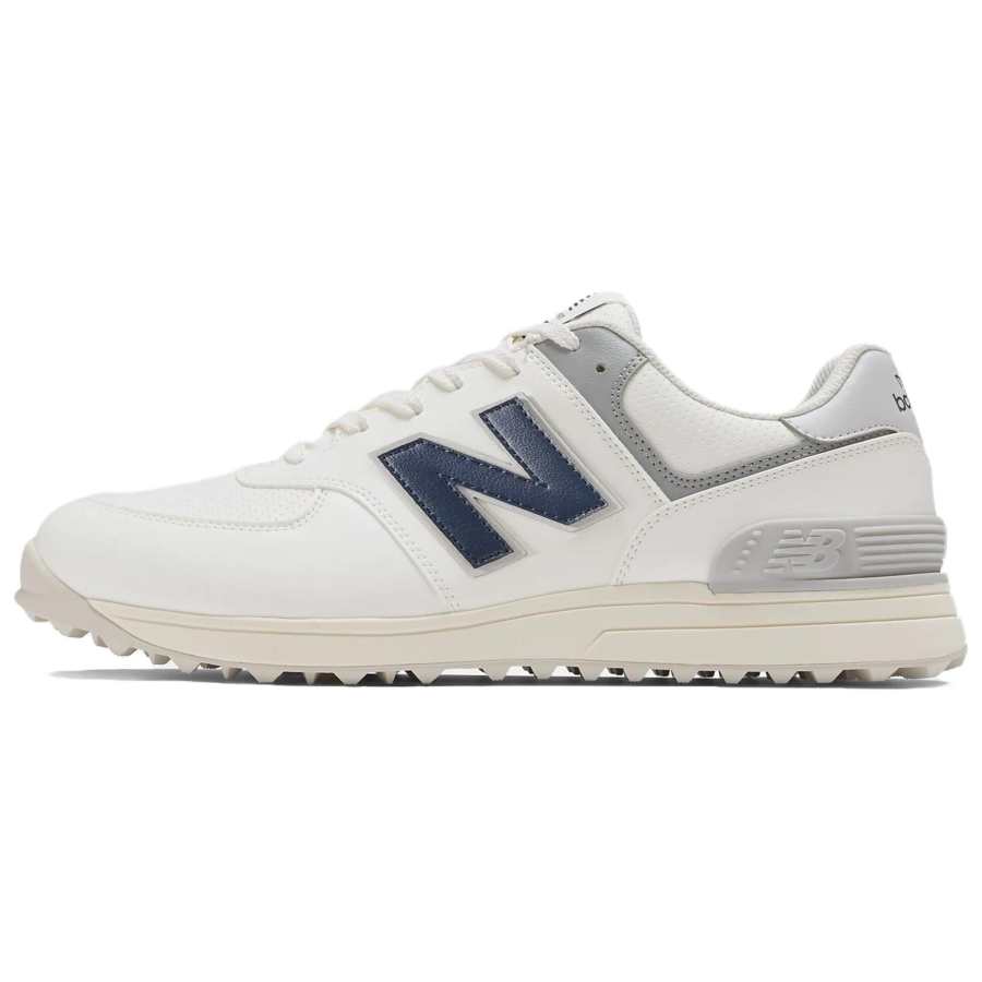 New Balance New Balance NB 574 V4 Comfortable Abrasion Resistant Support Lightweight Golf Shoes Men's White Blue