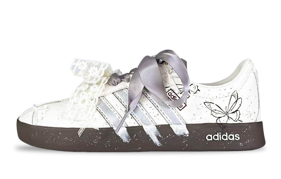 Adidas Adidas VL COURT 2.0 Classic Dream, Metamorphosis Low top German Army Trainers Women's Ecru