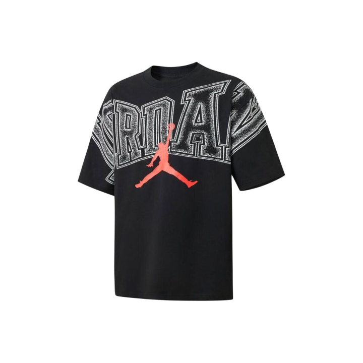 Jordan Jordan T Shirts Men's Black Crew Neck Moderate