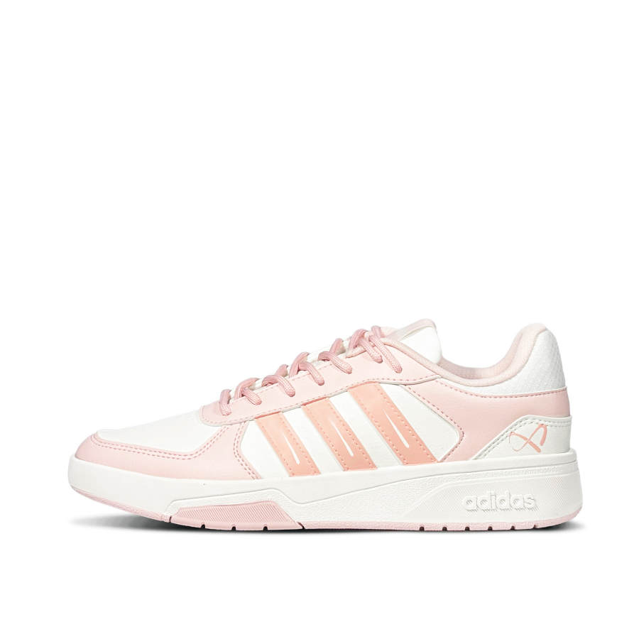 Adidas Adidas COURTBEAT Cotton Ball Knot Butterfly Low top Skateboard Shoes Unisex Pink White