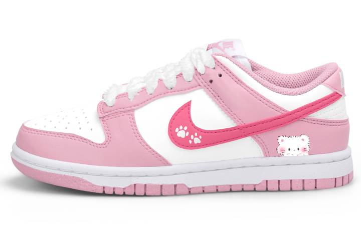 Nike Nike Dunk Low top Skateboard Shoes Women's Pink