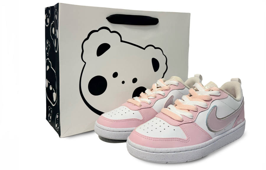 Nike Nike Court Borough Lightweight Cushioning Kids' Skateboarding Shoes Pink