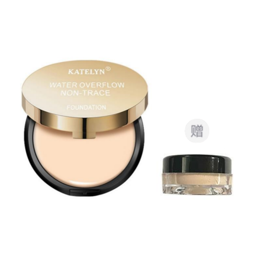 KATELYN Seamless Water Pink Foundation Oil Control Natural Flawless Correcting Skin Tone 18g