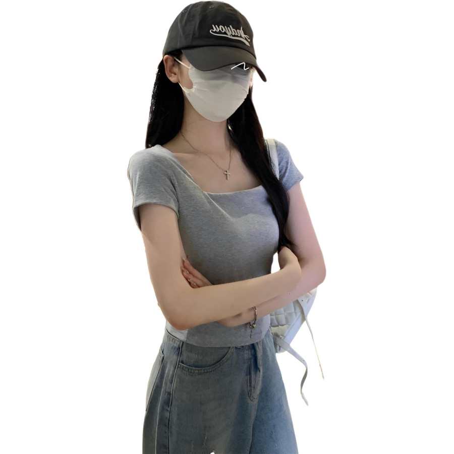 JBBCN JBBCN T Shirts Women's Square Collar