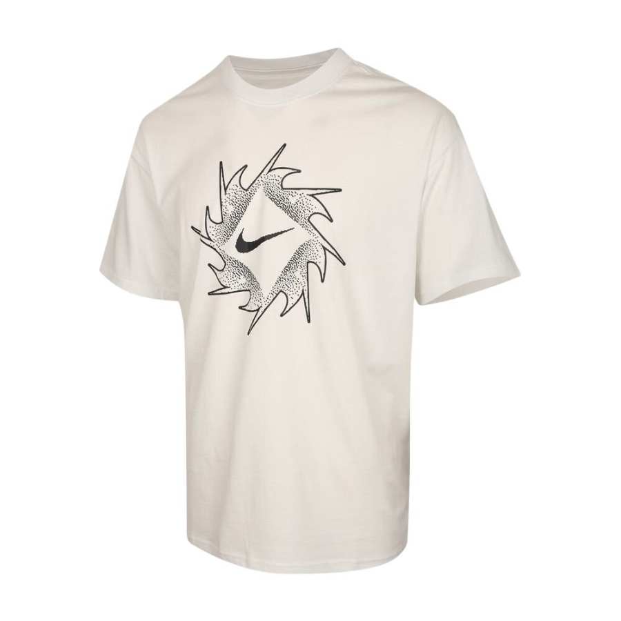 Nike Nike Sportswear T Shirts Men's Ivory Crew Neck Moderate