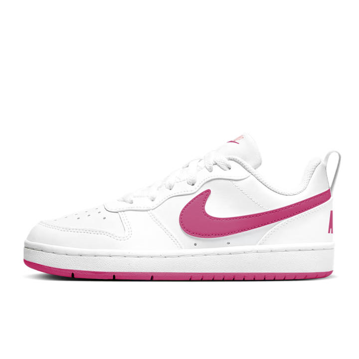 Nike Nike Court Borough Cushioning Breathable Low top Skateboard Shoes Unisex Pink White