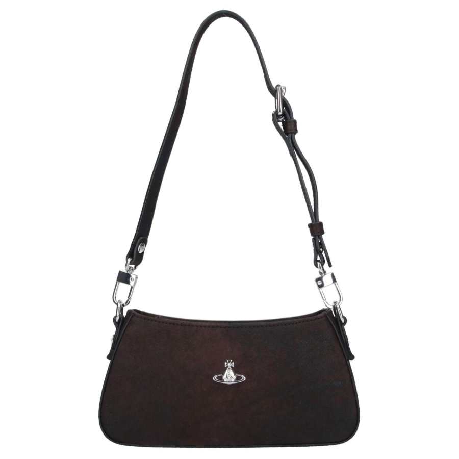 Vivienne Westwood Sheepskin Shoulder Bag Women's Brown