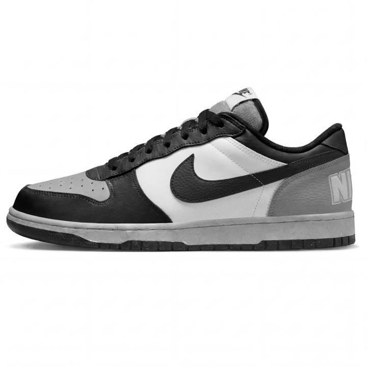 Nike Nike Big Industrial Gray Abrasion Resistant Slip Resistant Low top Skateboard Shoes Unisex White Gray