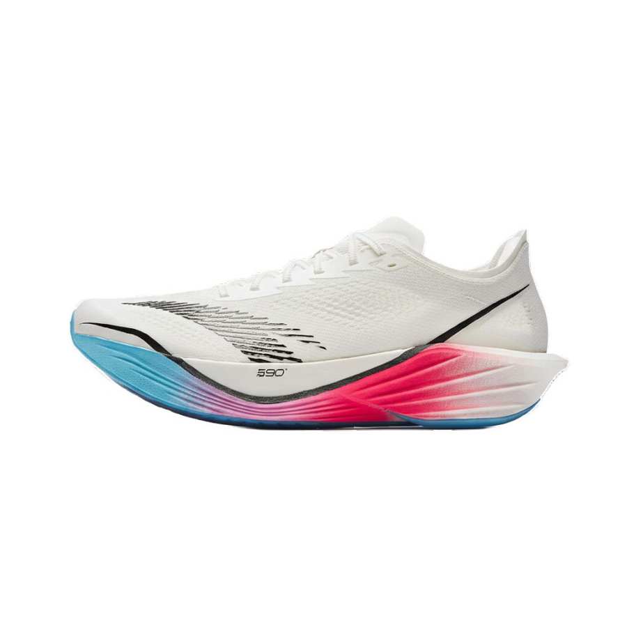 Anta Mach 6 Textile, Synthetic Leather Cushioning Slip Resistant Breathable Rebound Low top Running Shoes Men's