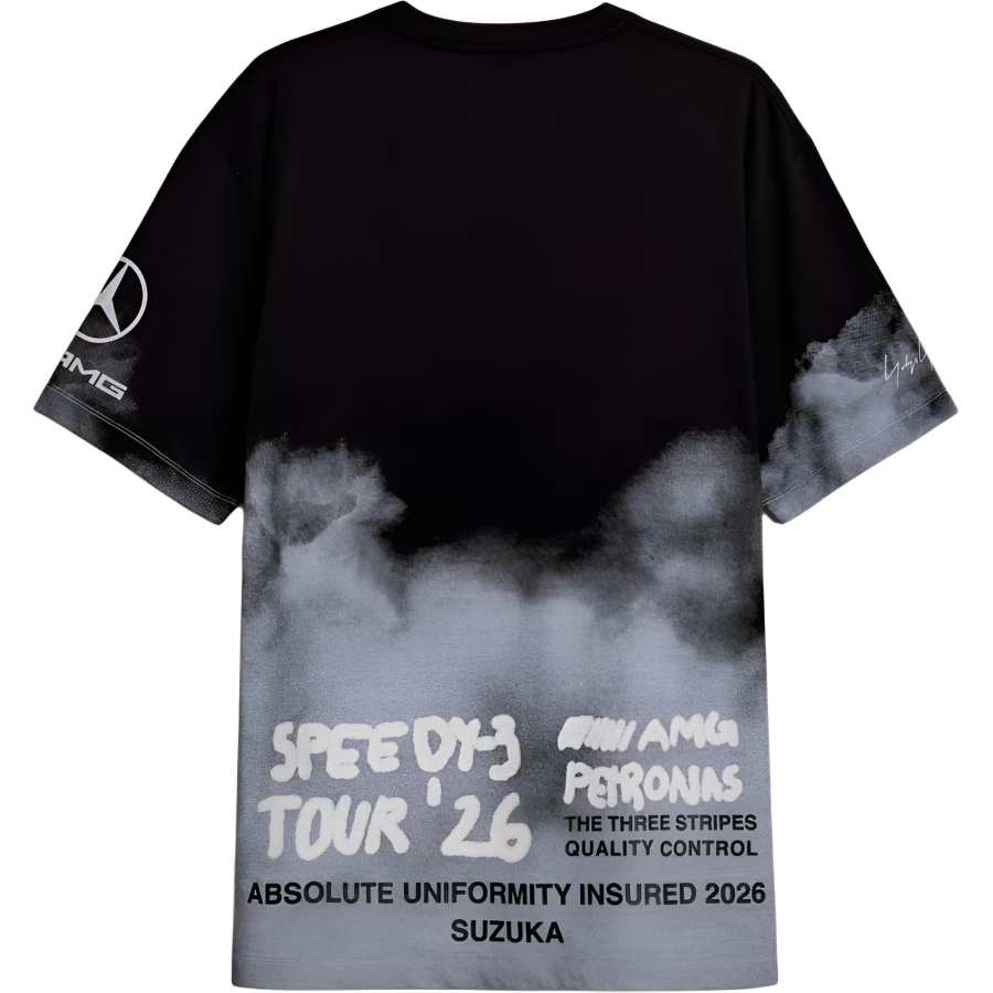 Y-3 Mercedes - Amg Petronas Formula 1 Team Tour Short Sleeve T-Shirt