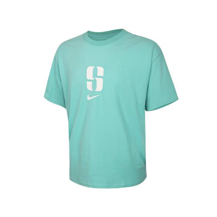 Nike Nike T Shirts Men's Turquoise Crew Neck Moderate