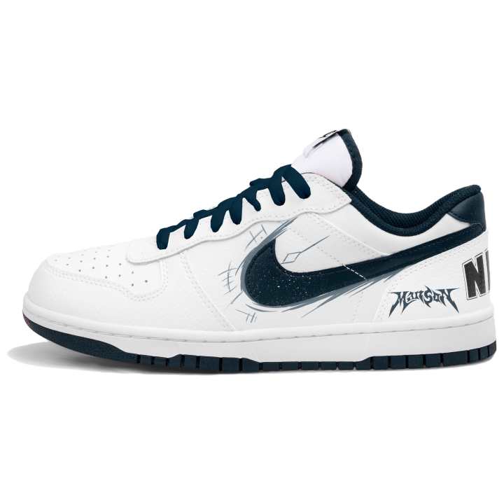 Nike Nike Big Low top Skateboard Shoes Unisex White Gray