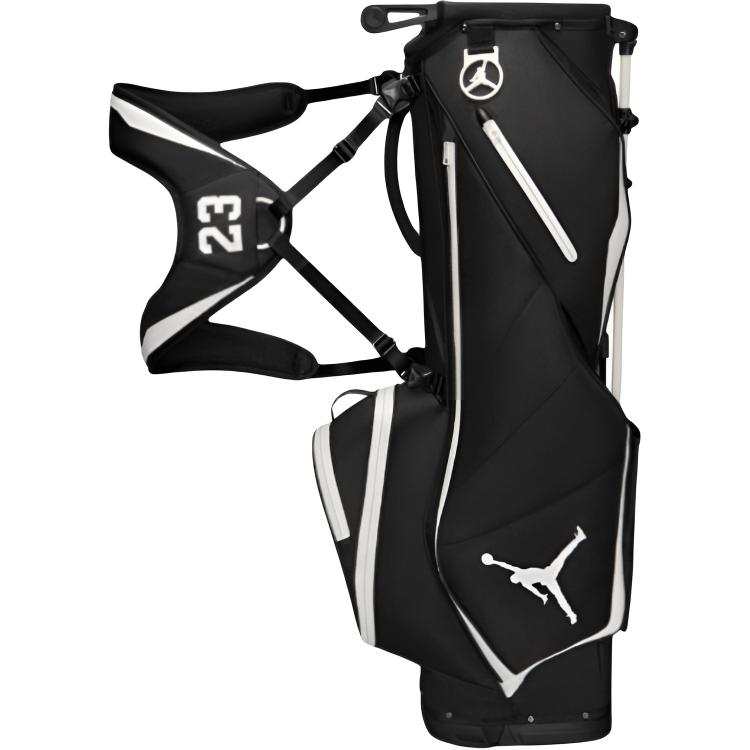 Jordan Jordan Fadeaway Polyester With PU & Artificial Leather Travel Storage Bag Unisex Black