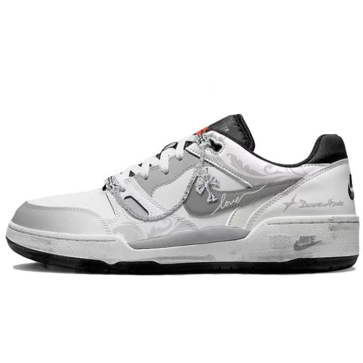 Nike Nike Full Force Pure Love Synthetic Leather Lightweight Breathable Low top Skateboard Shoes Unisex