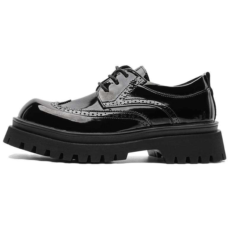 Hodo Patent Leather Casual Leather Shoes Men's