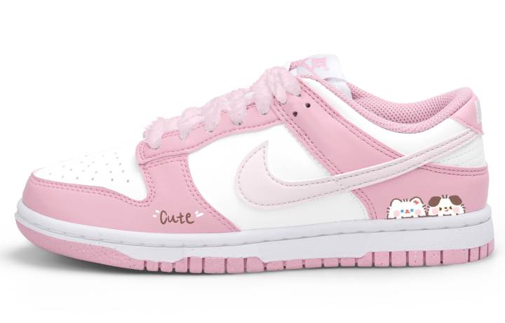 Nike Nike Dunk Low top Skateboard Shoes Women's Pink