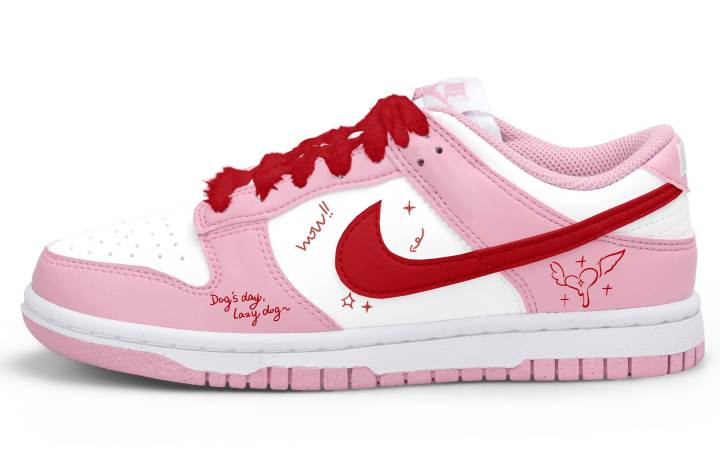 Nike Nike Dunk Low top Skateboard Shoes Women's Pink