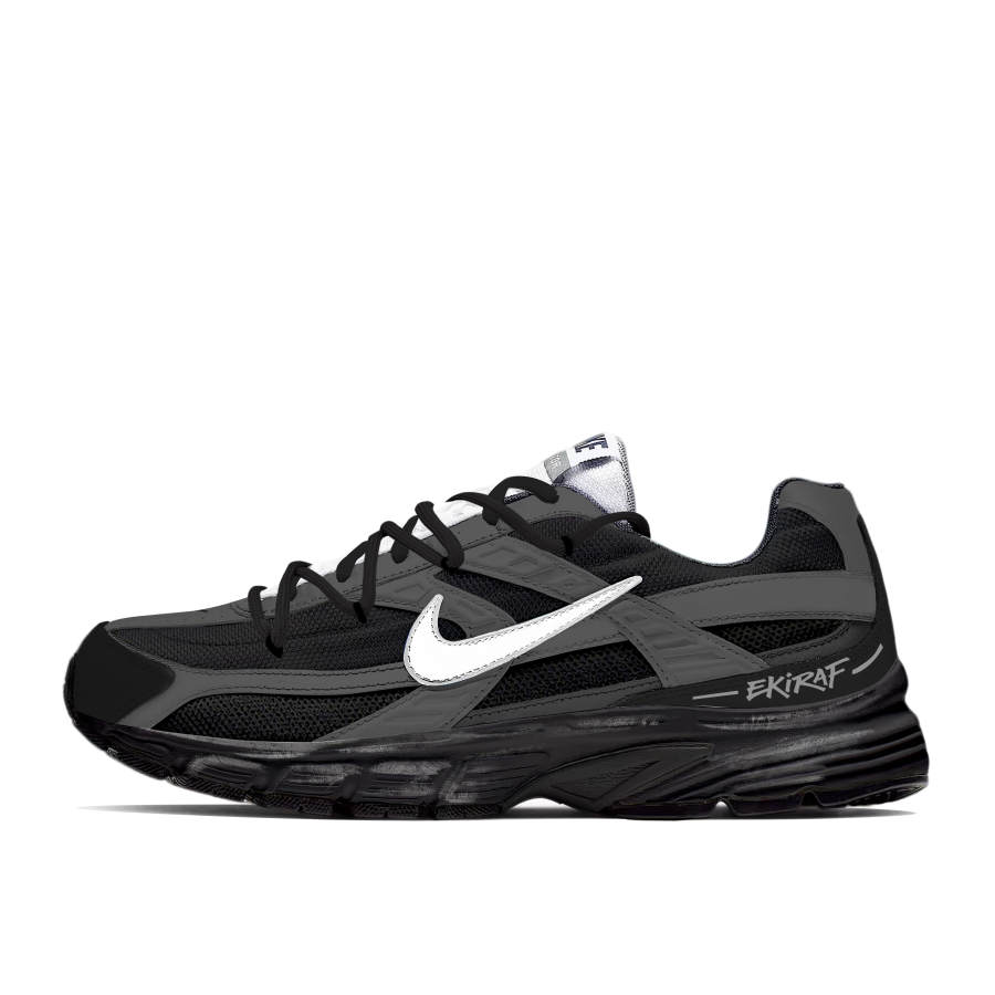 Nike Nike Initiator Cushioning Slip Resistant Abrasion Resistant Low top Casual Running Shoes Unisex Black