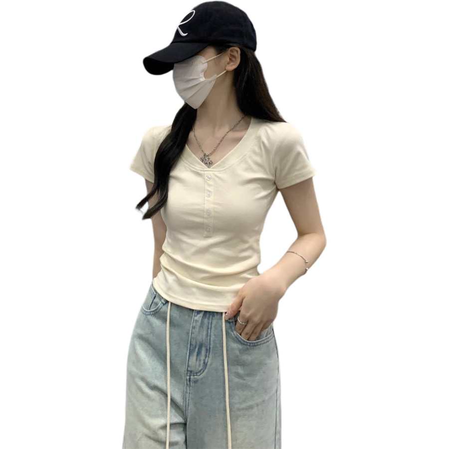 JBBCN JBBCN T Shirts Women's V Neck