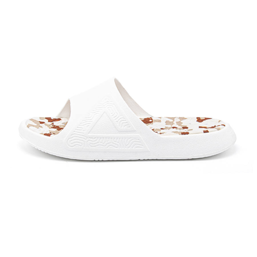 PEAK PEAK State Pole EVA Graffiti Slide Slippers Men's White Coffee Brown