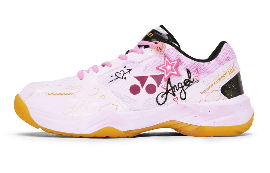 YONEX Power Cushion Abrasion Resistant Slip Resistant Low top Badminton Shoes Unisex Pink