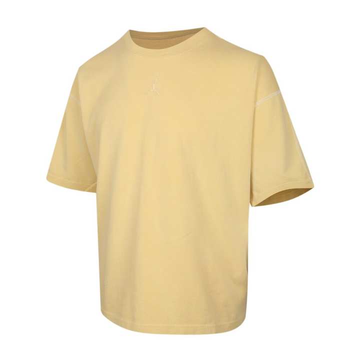 Jordan Jordan T Shirts Men's Yellow Crew Neck Moderate
