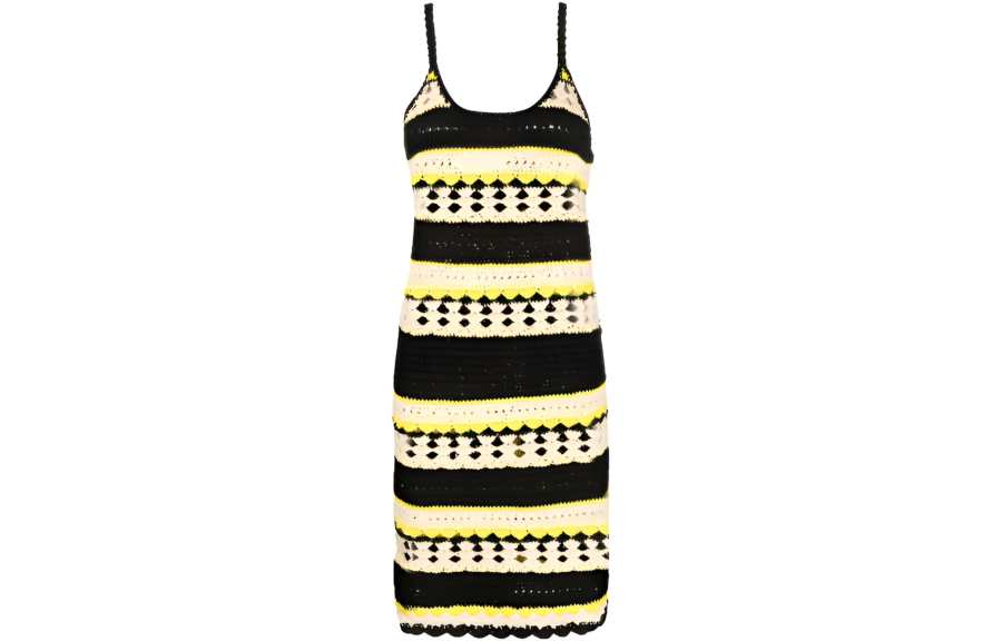 GANNI Crochet Slip Dress