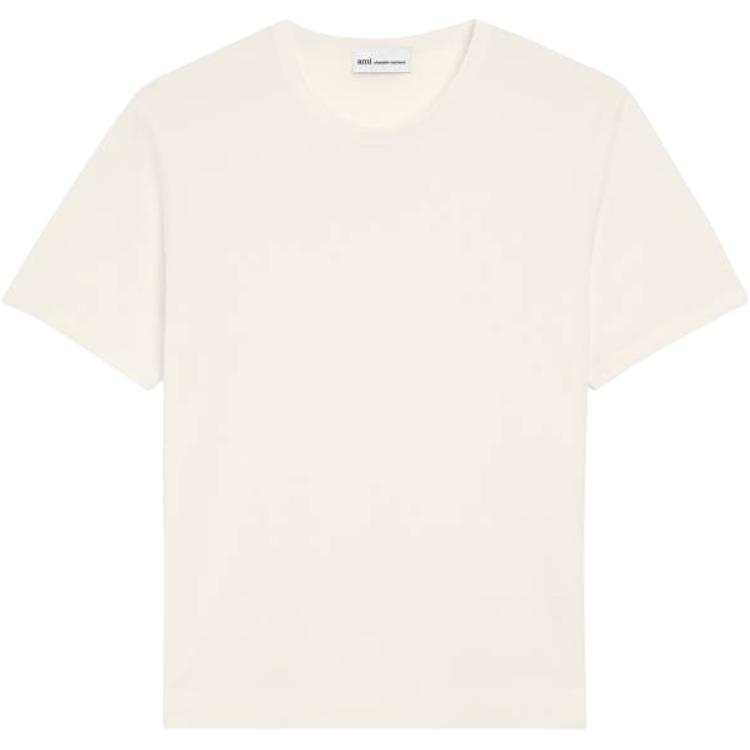AMIPARIS T Shirts Men's Ecru Crew Neck