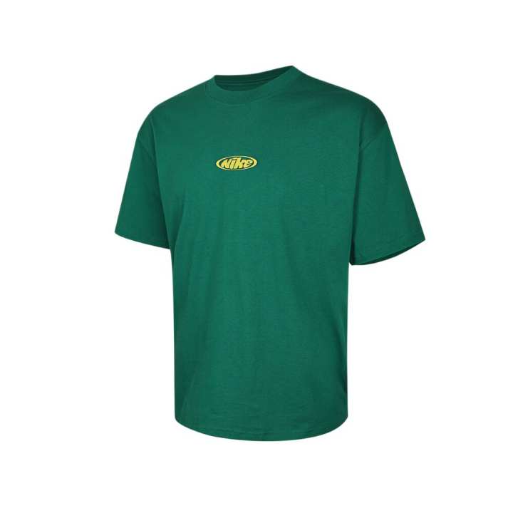 Nike Nike T Shirts Men's Dark Green Crew Neck Moderate