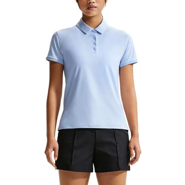 Nike Nike Polo Shirts Women's Light Blue Polo Collar Moderate