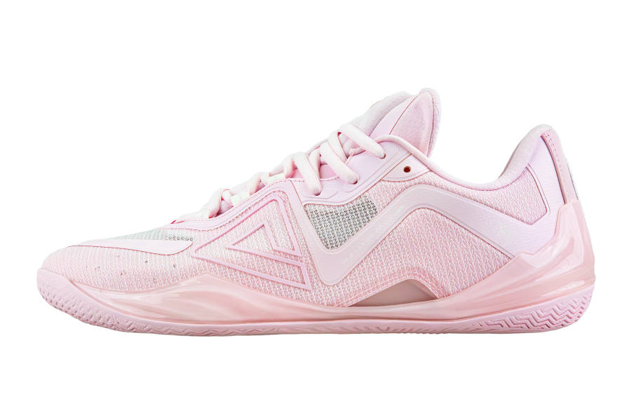 PEAK Taichi Without Rival, Sakura Xiong Low top Basketball Shoes Men's Cherry Blossom Pink