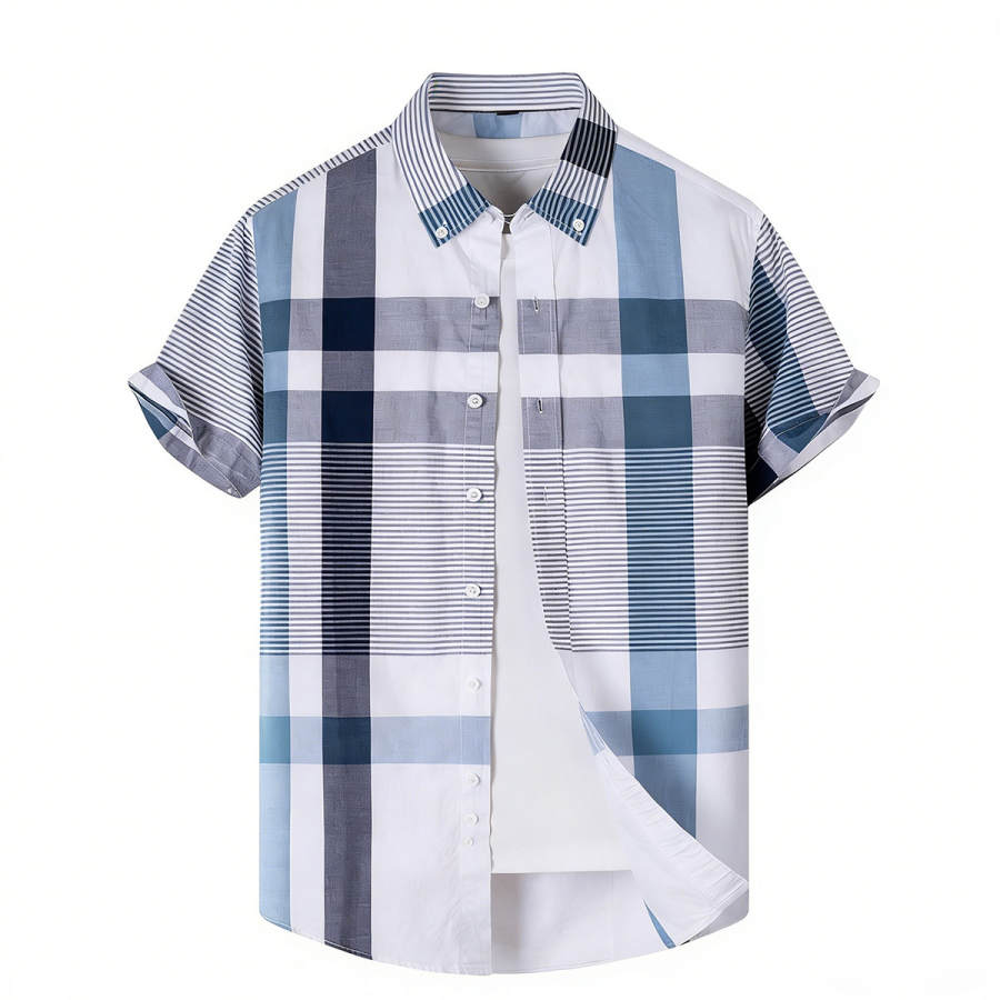 Hodo Shirts Men's Lapel Moderate Workwear