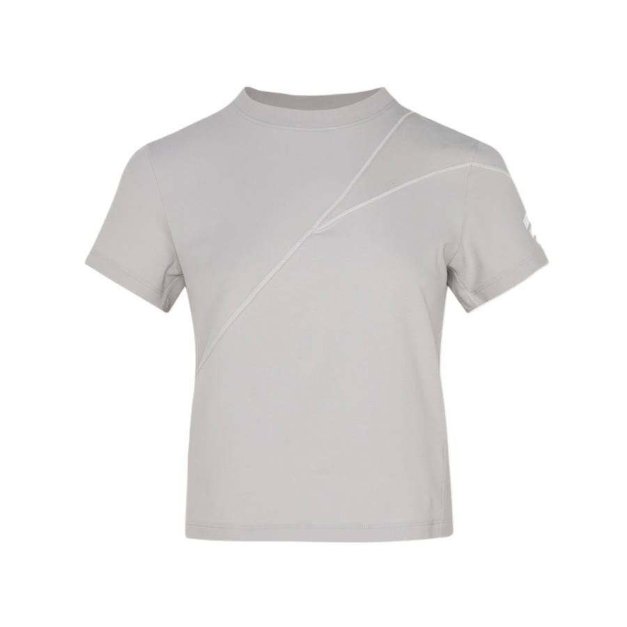 Adidas Adidas T Shirts Women's Light Gray Crew Neck