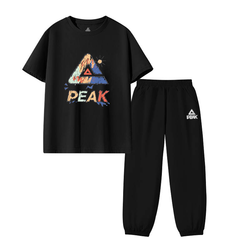 PEAK Kids Casual Sportswear Crew Neck Thin
