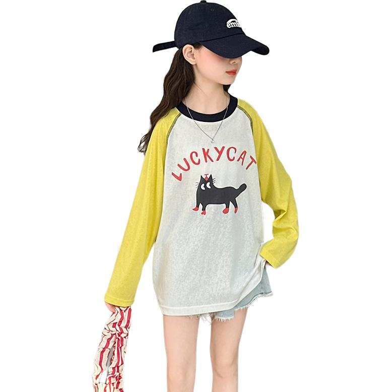 PLANDOO PLANDOO Kids T Shirts Crew Neck Thin