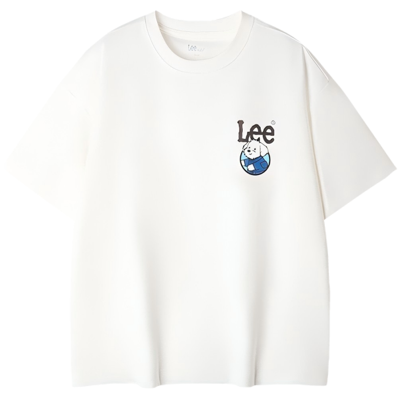 LEE KIDS Grade School T Shirts Crew Neck Moderate