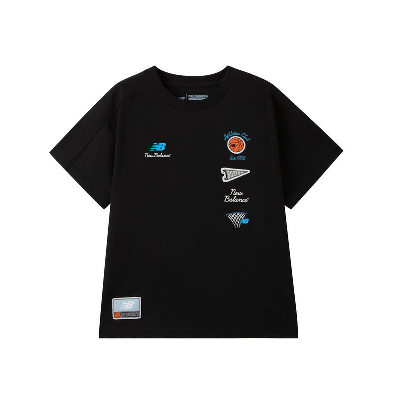 New Balance New Balance Kids T Shirts Crew Neck Moderate