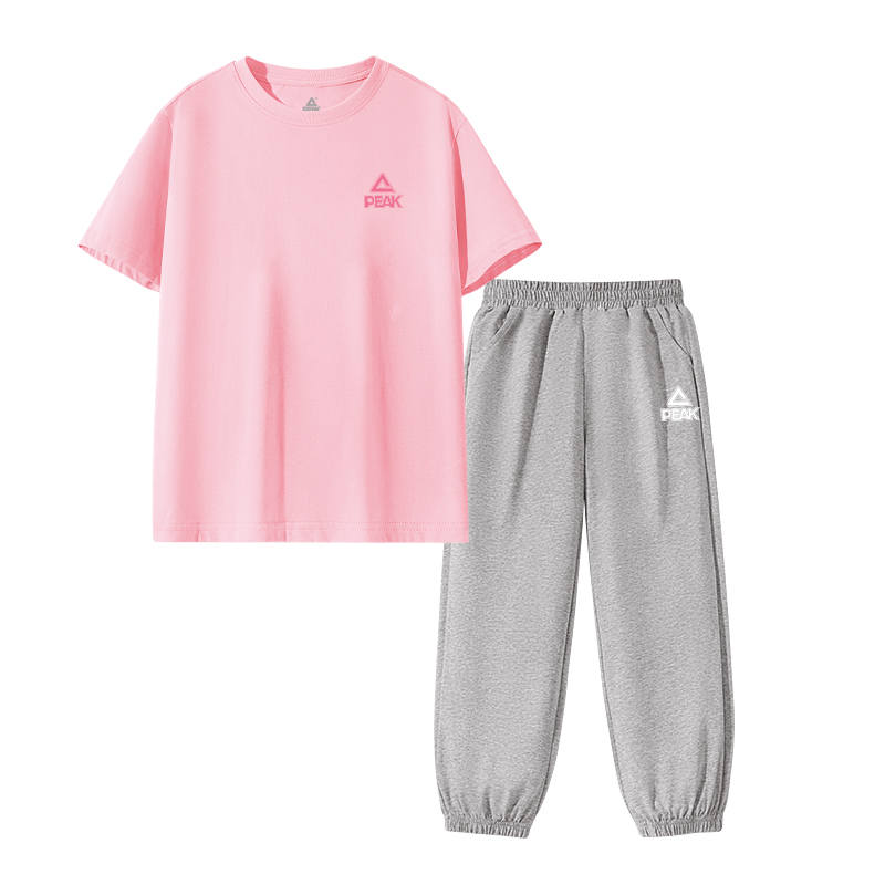 PEAK Kids Casual Sportswear Crew Neck Thin