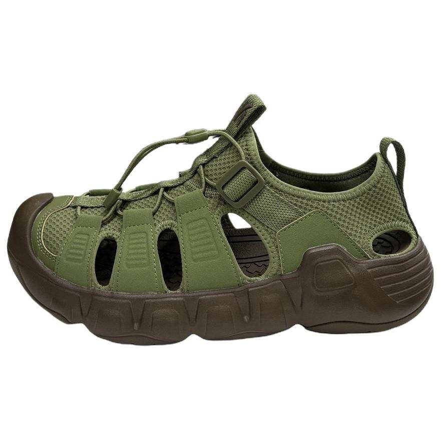 Anta Abrasion Resistant Slip Resistant River Trekking Shoes Men's Snail Turquoise Green