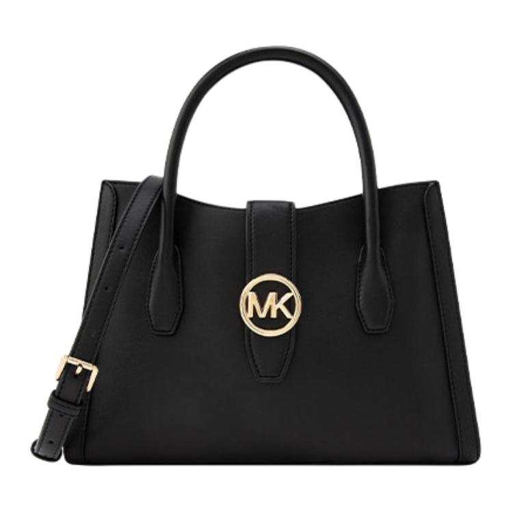 MICHAEL KORS Gabby Artificial Leather Shoulder Bag, Crossbody Bag, Handbag Medium Women's Black