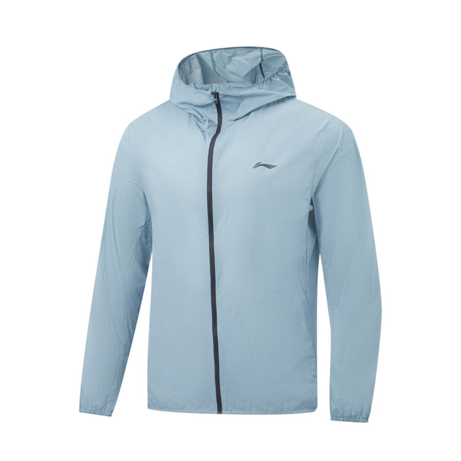 Li-Ning Li Ning Fitness Series Windproof Trench Coat Men's Calm Gray