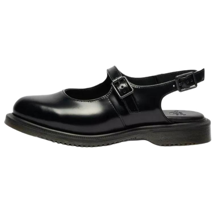 Dr.Martens MADALINE Leather Platform Mary Jane Shoes Women's Black
