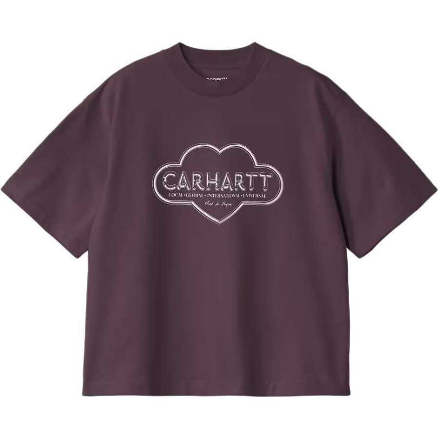 Carhartt WIP T Shirts Women's Purple Crew Neck