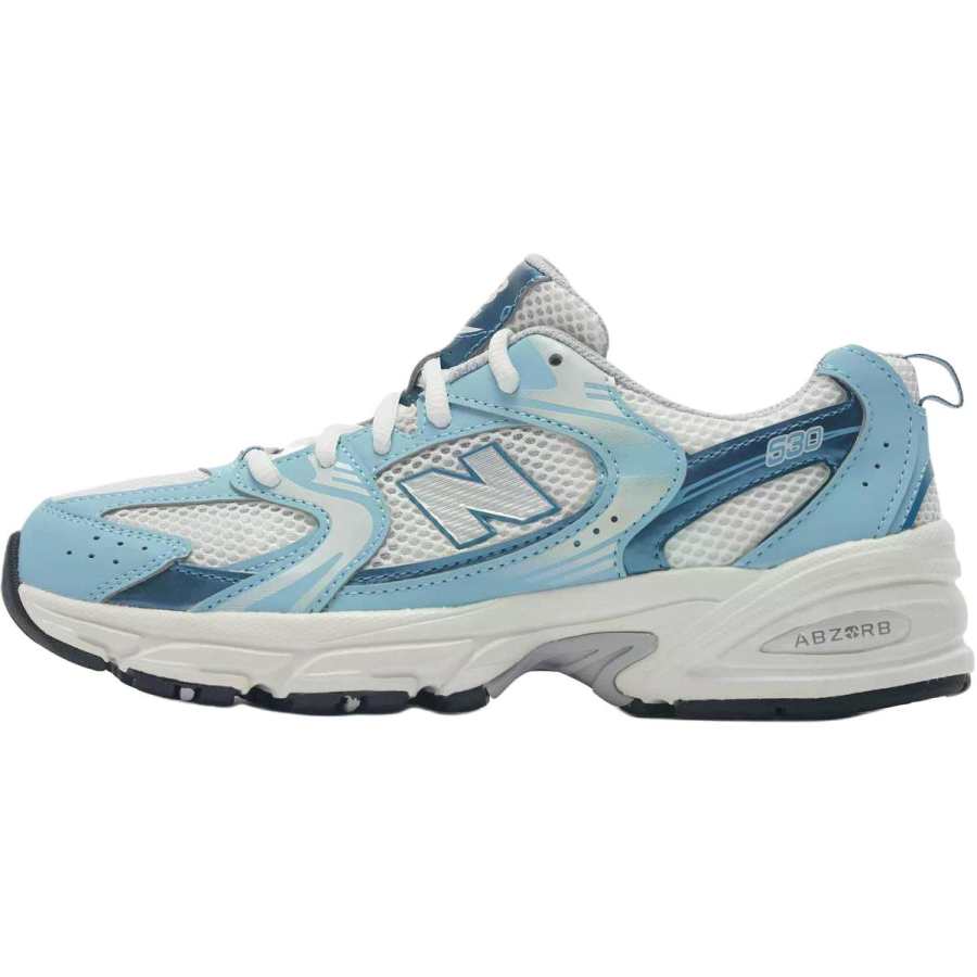 New Balance New Balance NB 530 Fabric Slip Resistant Abrasion Resistant Low top Kids' Running Shoes Blue White Unisex