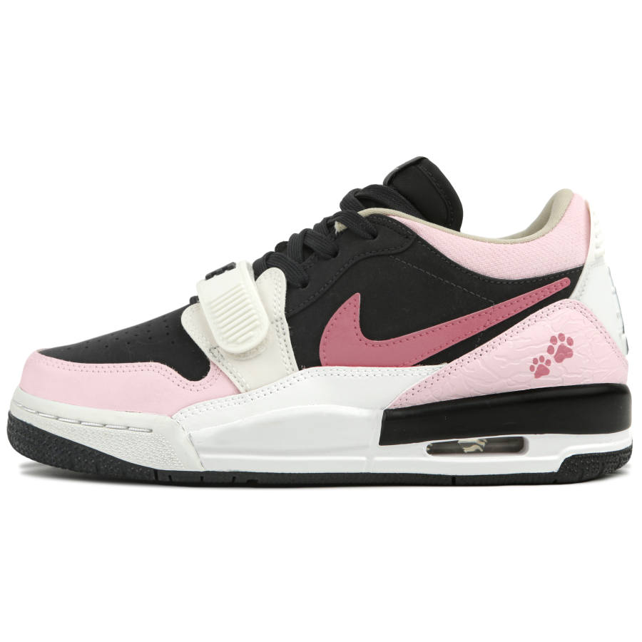 Jordan Jordan Legacy 312 Black Pink Xiao Mi Low top Children's Basketball Shoes Pink Unisex