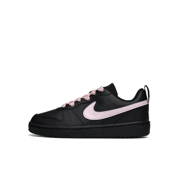 Nike Nike Court Borough Leather Low top Kids' Skateboarding Shoes Black Kids'