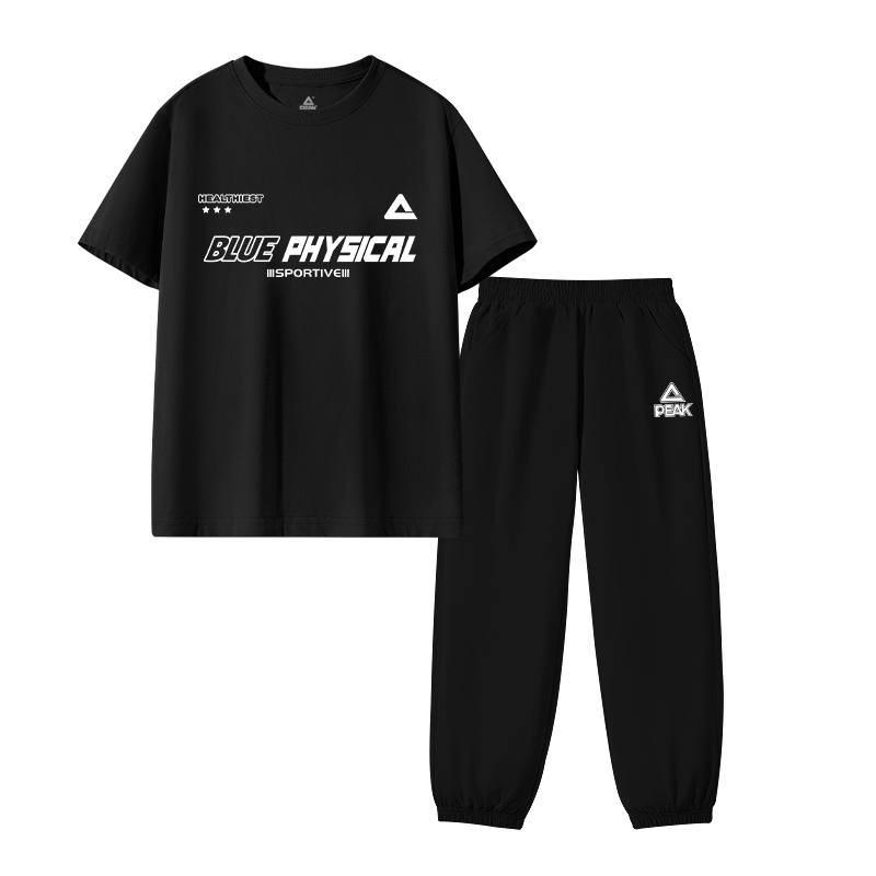 PEAK Kids Casual Sportswear Crew Neck Thin