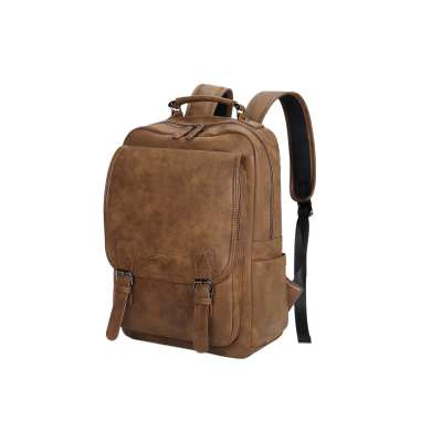 Slazenger PVC Soft Leather Laptop Bag Backpack Men's Black/Brown/Diamond Pattern Black/Gray
