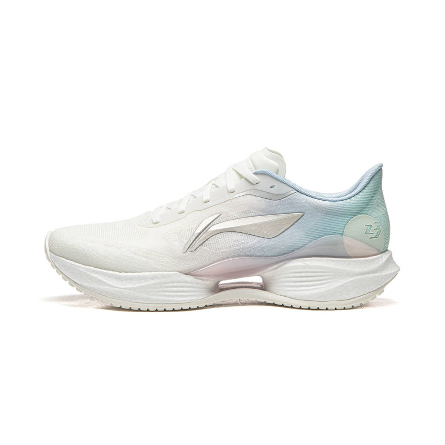 Li-Ning Li Ning Super Light 23 Cushioning Breathable Low top Casual Running Shoes Men's White Purple Green