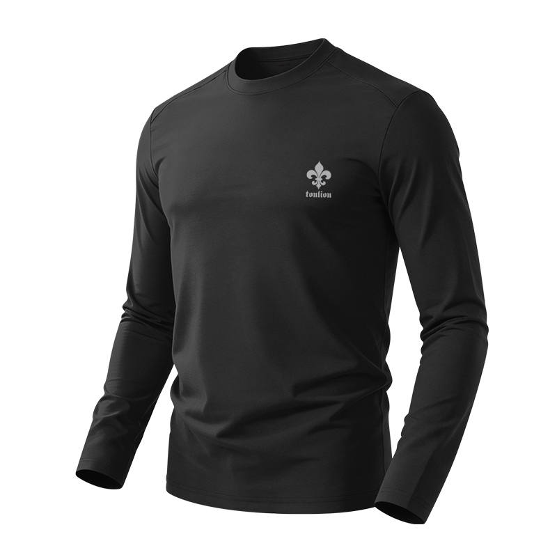 Tonlion T Shirts Unisex Crew Neck Moderate Straight Fit